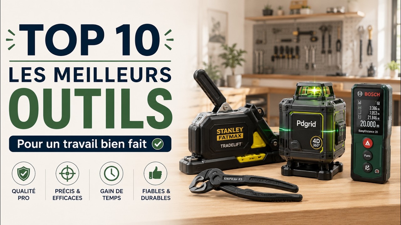 10 outils indispensables : le meilleur pour ta caisse à outils 🛠️
