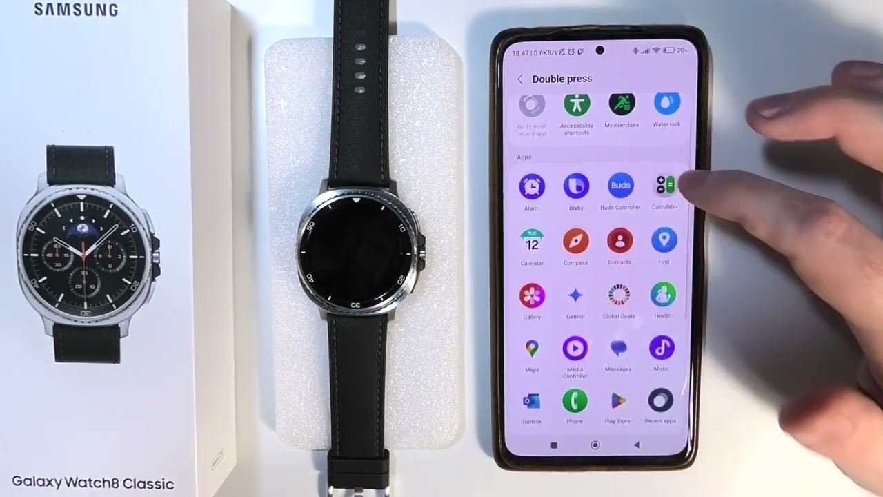 Samsung Galaxy Watch8/Classic - How to Add Remove Home Button Shortcuts