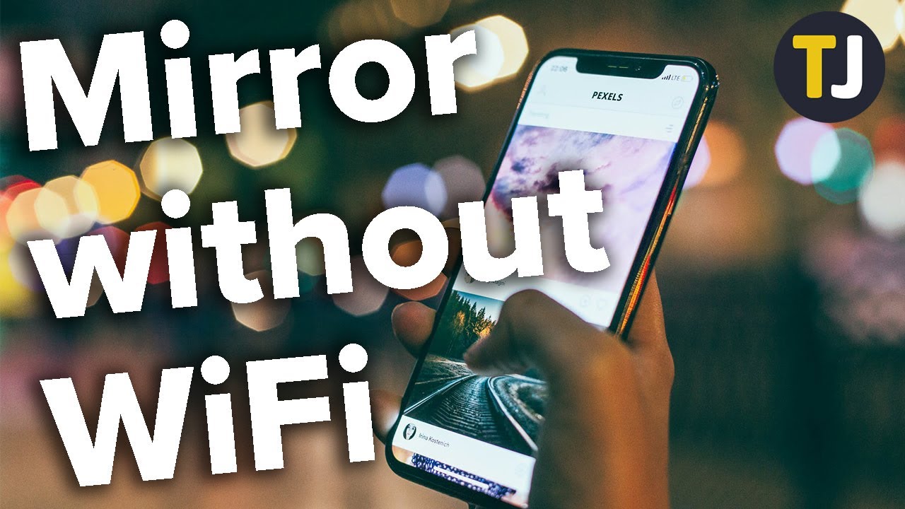 Как транслировать изображение с iPhone на телевизор без Wi-Fi