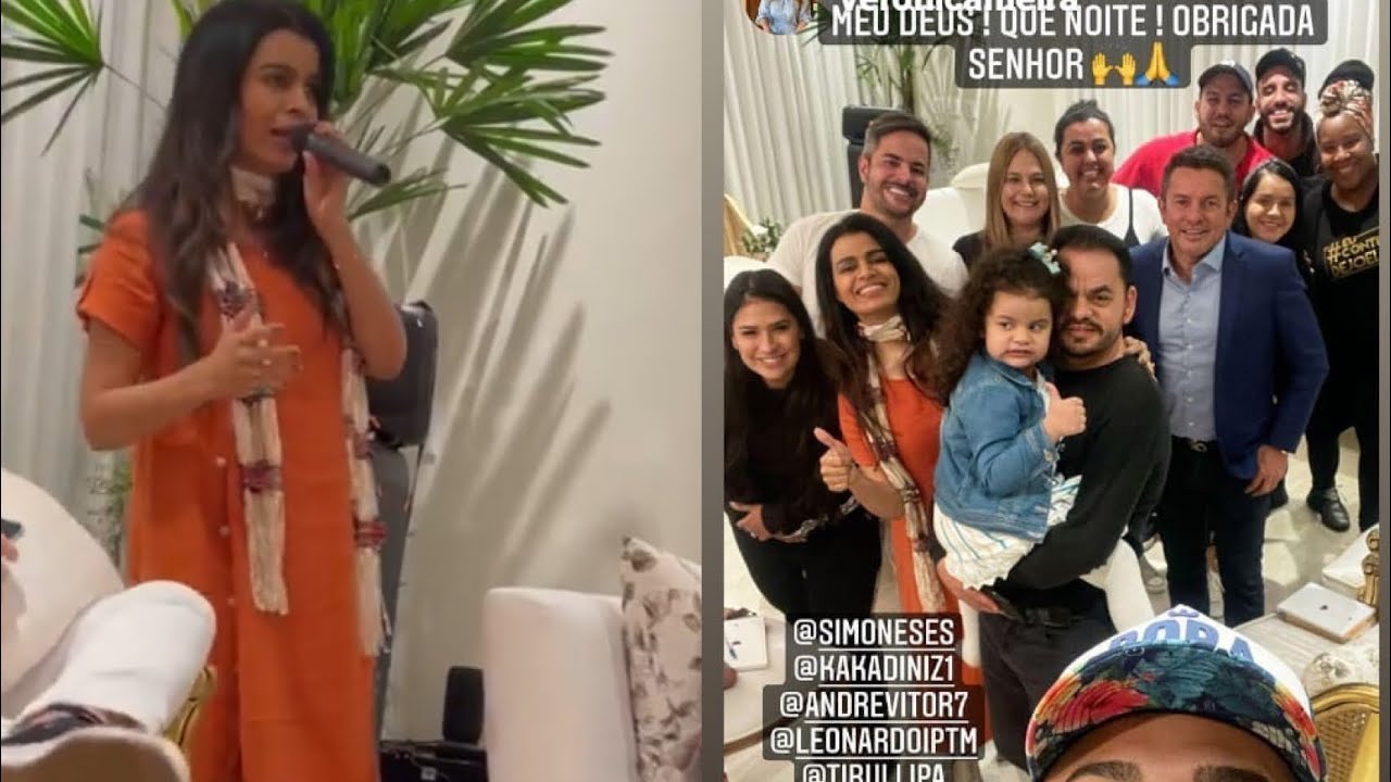 Damares na casa de Simone da dupla Simone e Simaria