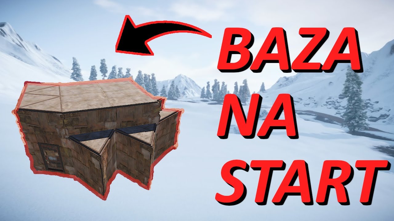 RUST |#4| Jak zbudować bazę na start? Start&oacute;wka, bunkier.