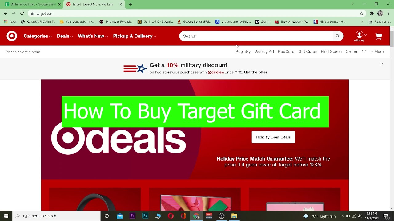 How To Buy Target Gift Card (STE-BY-STEP!) | Gift Cards Tutorial