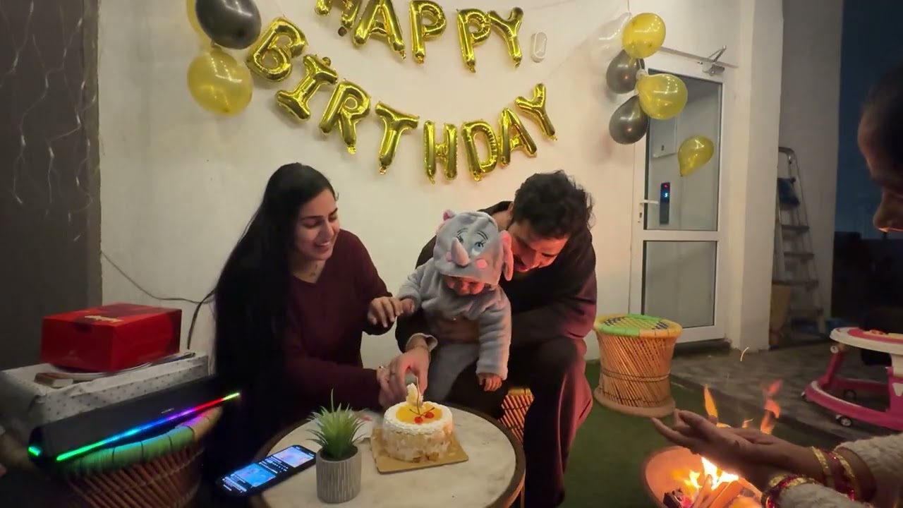 Full Birthday Celebration Vlog 🎂 | Cake Cutting, Masti & Family Time