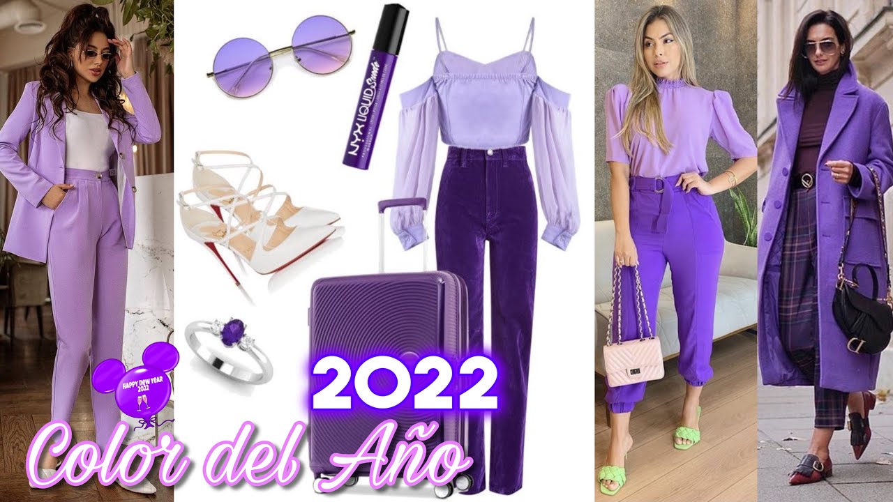 COLOR DEL AÑO!! 💜 TENDENCIAS COLOR DEL AÑO PANTONE 2022! OUTFITS COLOR TRENDS 2023