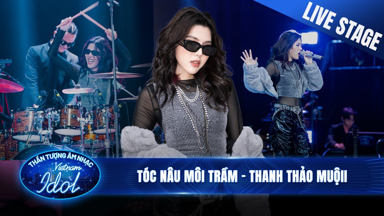 TÓC NÂU MÔI TRẦM -  HỒ VÕ THANH THẢO MUỘII “bung xõa” với màn chơi trống điêu luyện