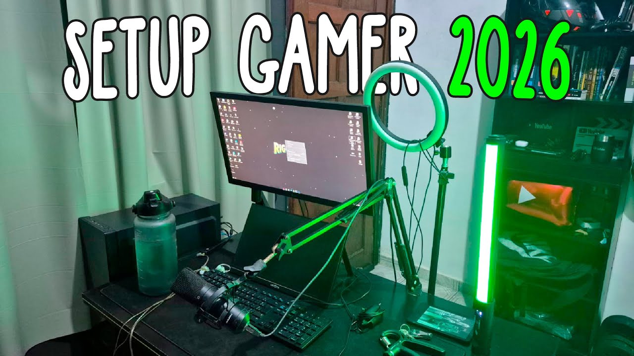Meu Setup Gamer 2026 (vida de youtuber)