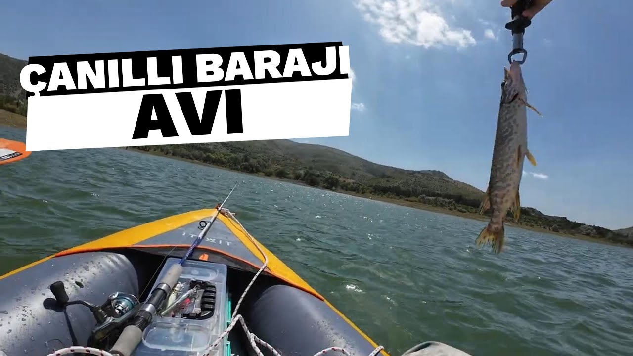 Çanıllı Barajında Kano ile Balık Avı