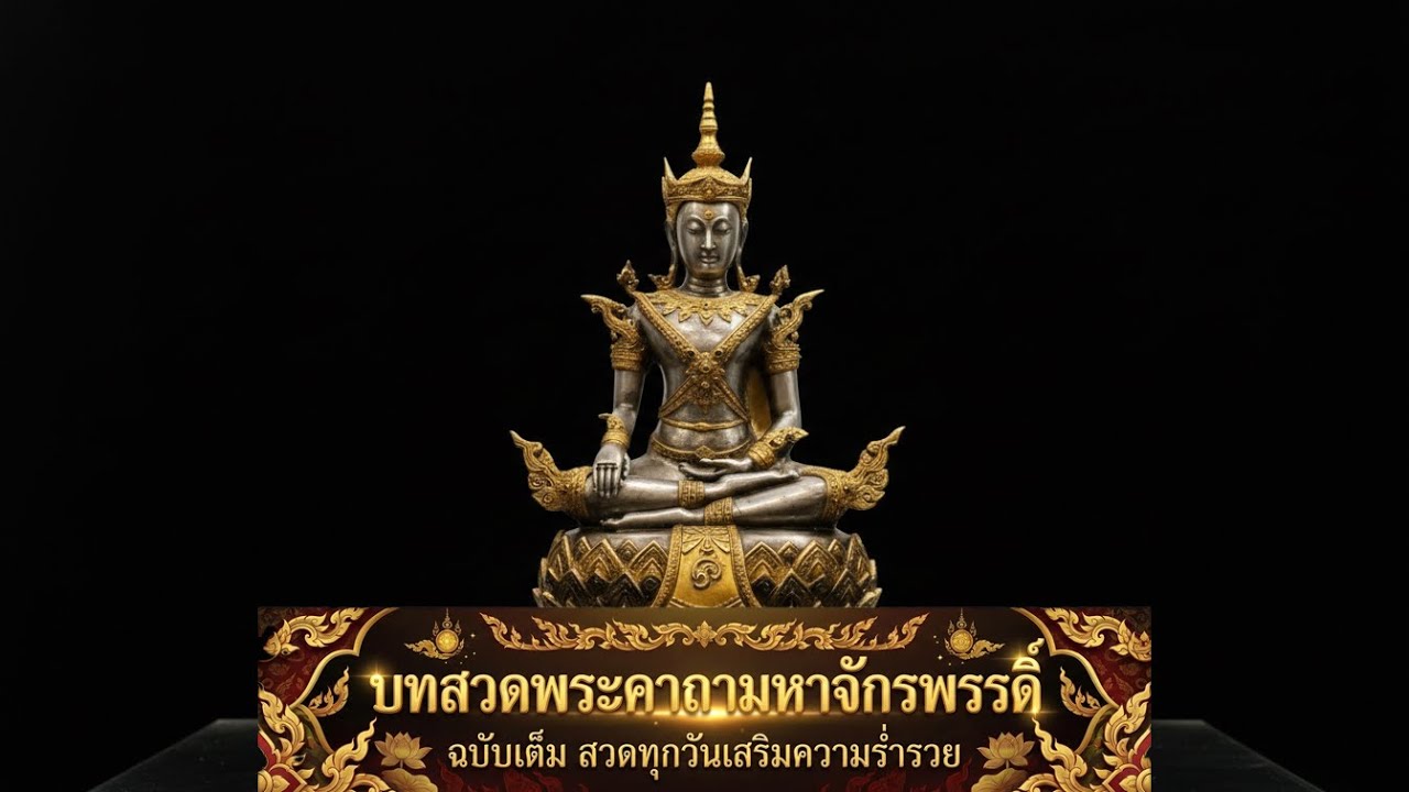พระคาถามหาจักรพรรดิ ฉบับเต็ม พร้อมคาถาแผ่บุญ และคำอธิษฐาน