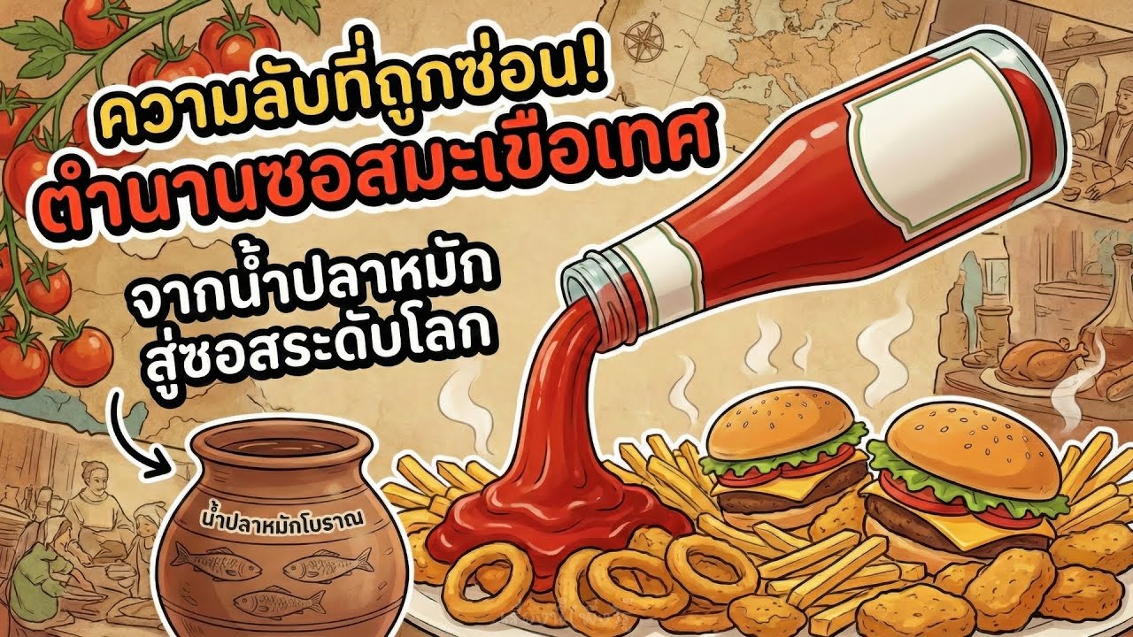 ตำนานซอสมะเขือเทศ จากน้ำปลาหมัก สู่ซอสระดับโลกที่เคยถูกมองว่าเป็นของต้องห้ามที่คุณอาจพึ่งรู้