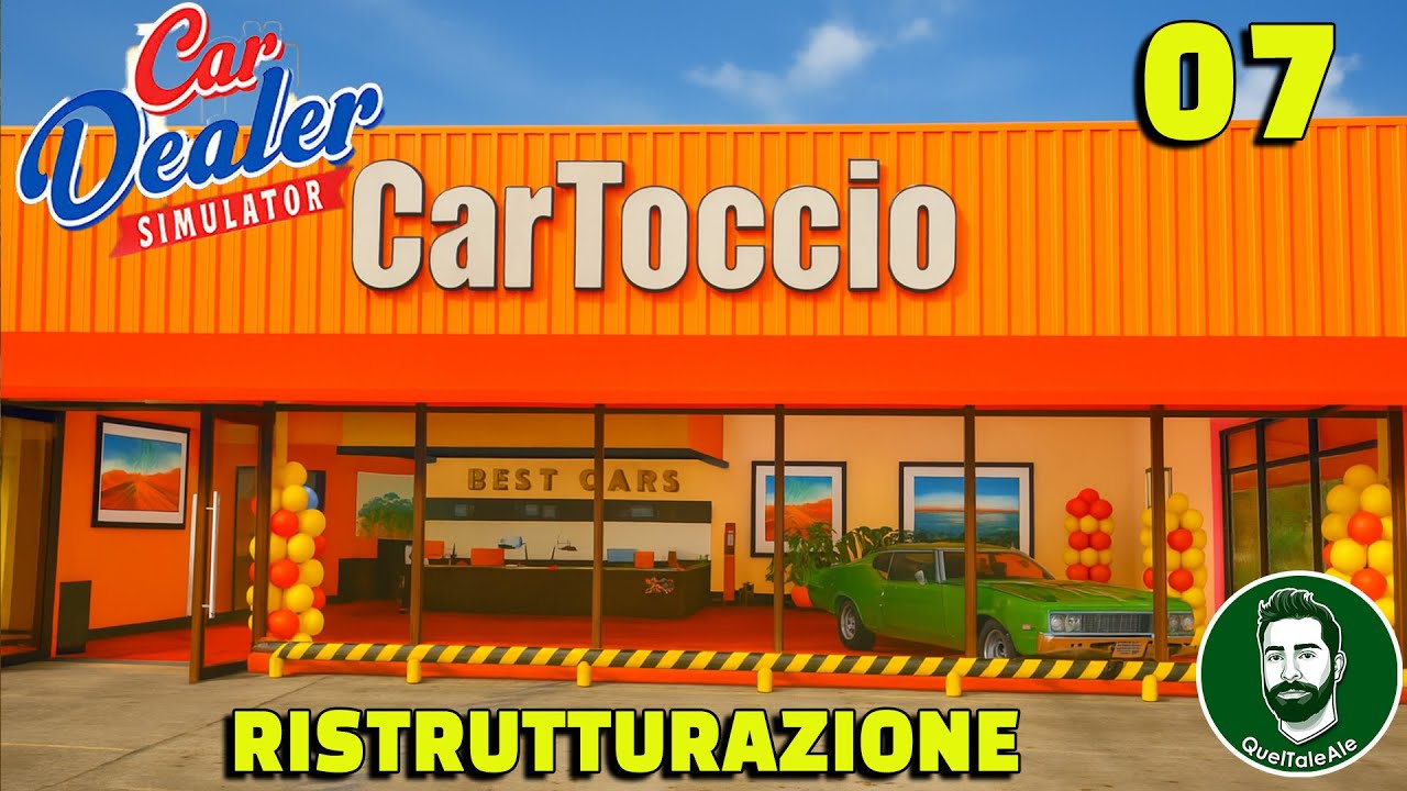 RITRUTTURIAMO IL SALONE ED AMPLIAMO L'AUTOLAVAGGIO - Car Dealer Simulator - Gameplay ITA - 07