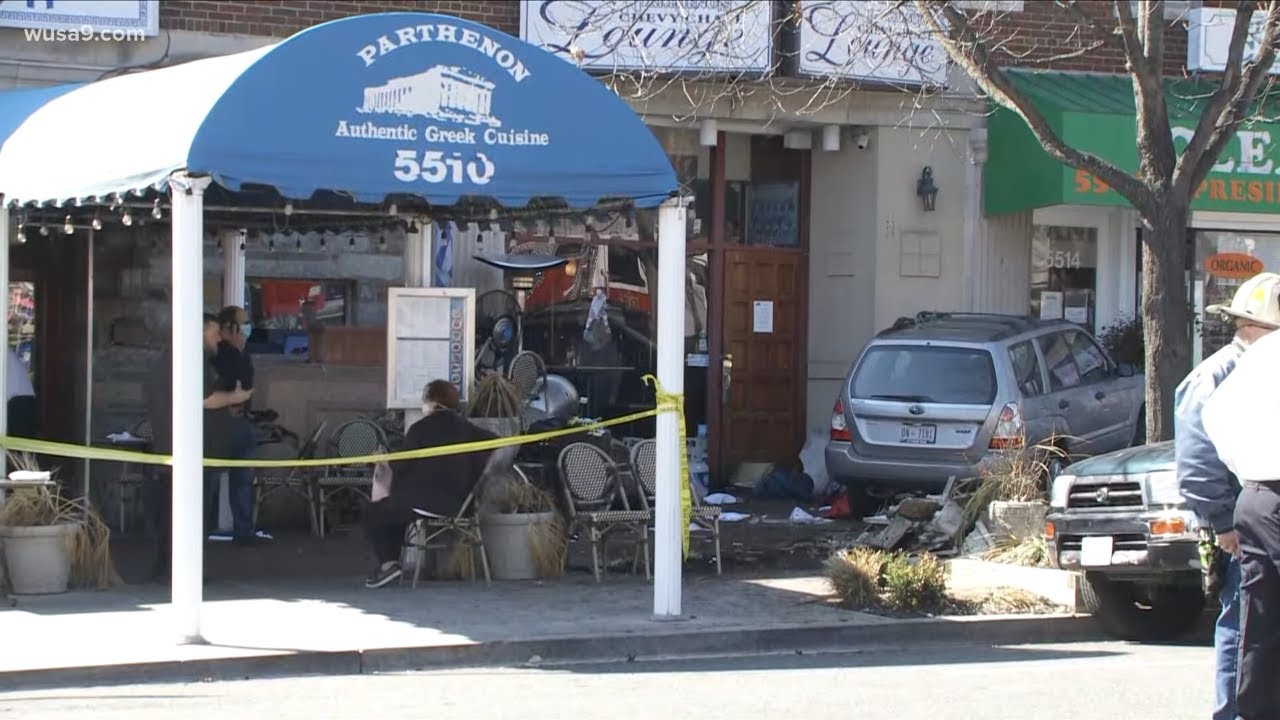 1 dead, at least 10 hurt as car drives into Northwest DC outdoor eating area