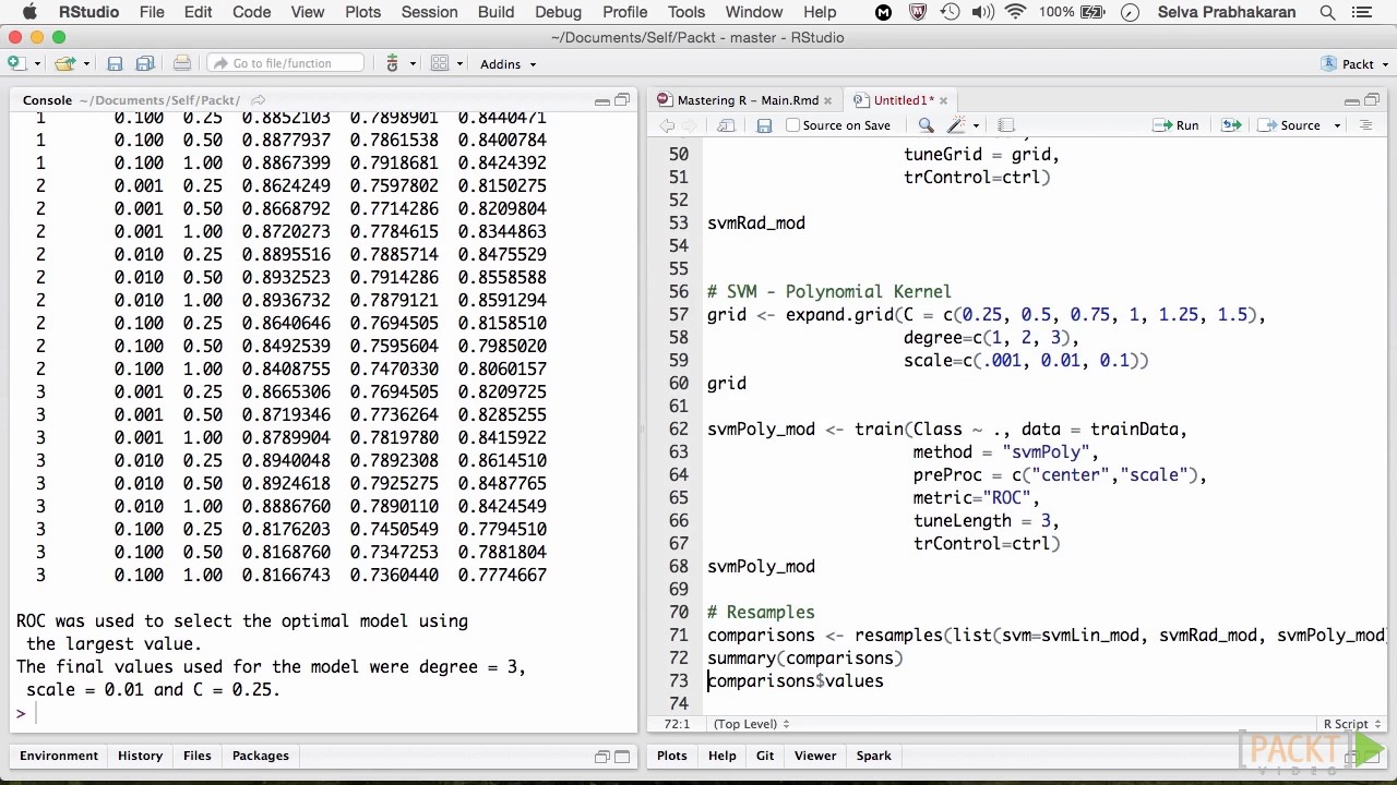 Mastering R Programming : Building Classifiers with Support Vector Machines | packtpub.com