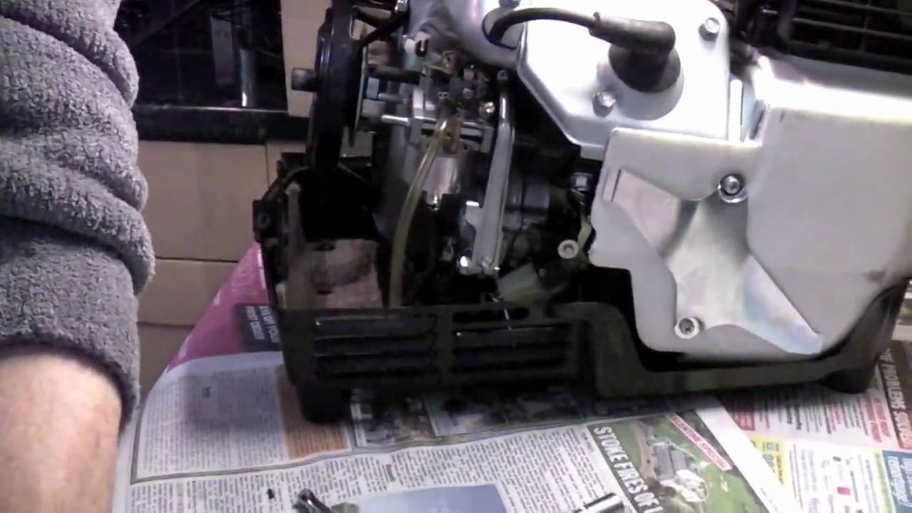 Honda EX650 carb clean part 1