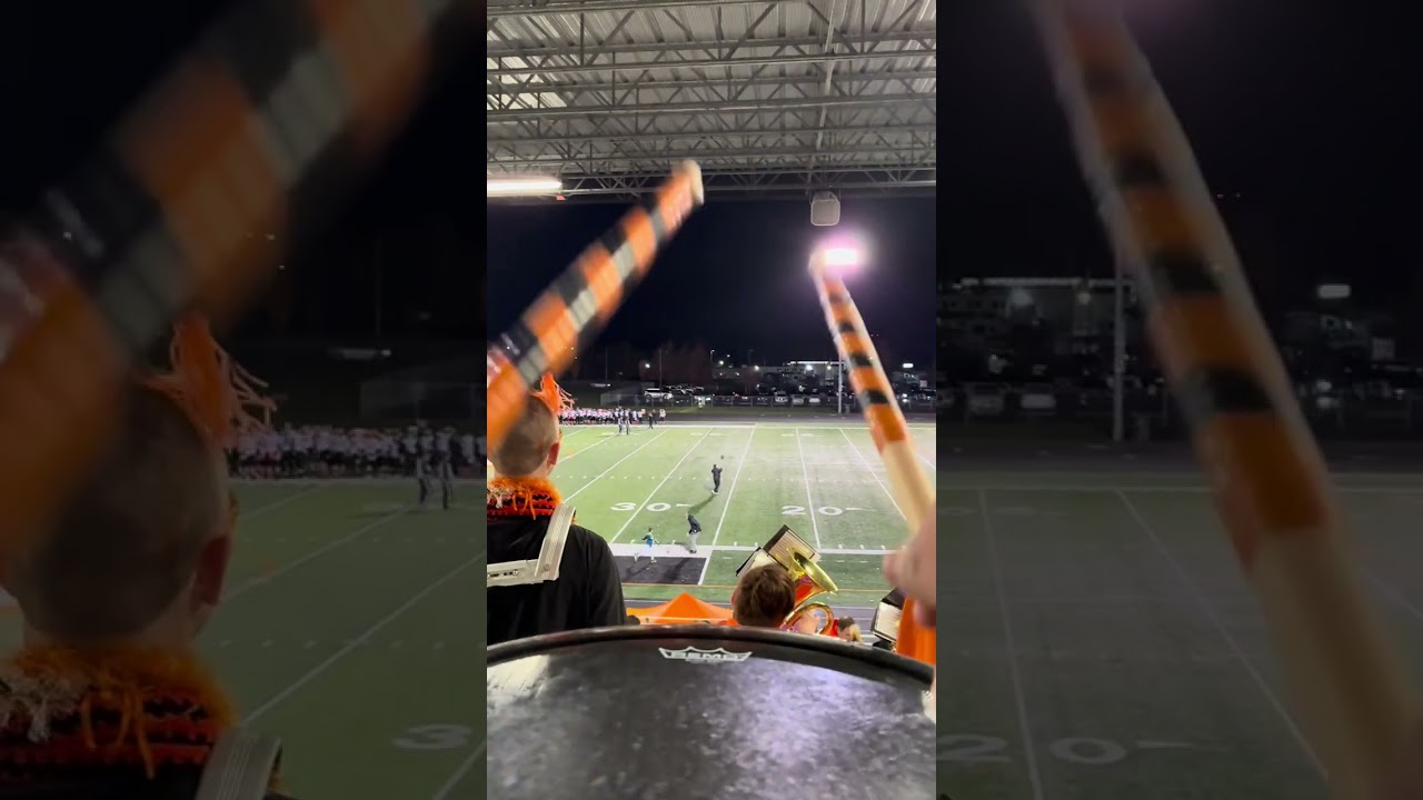 BHS pep band,￼ Borderite Stadium, Blaine Hish School Wa