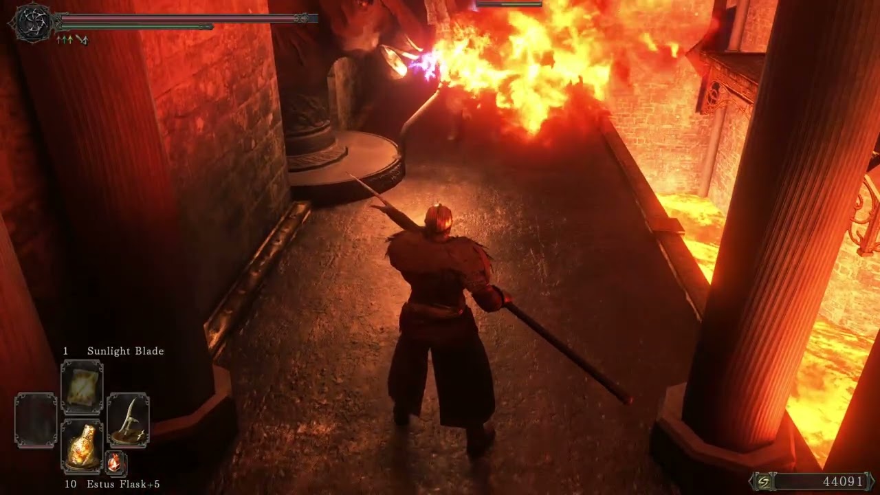 Iron keep - Lava Emission using Pathtracing in DS2