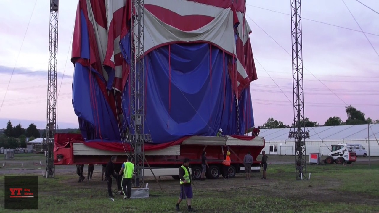 Charles KNIE Pull down, Transport & Build up