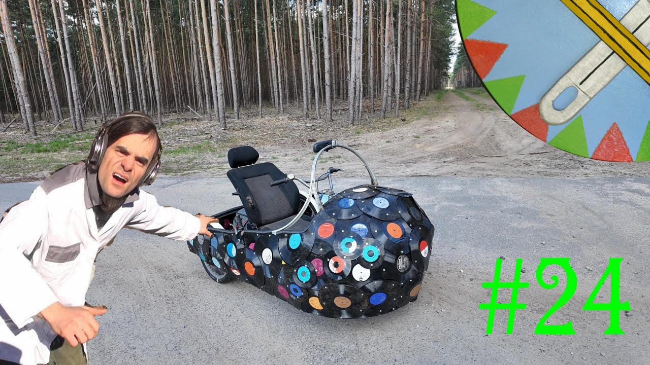 24# vinyl record bicycle – finishing and testing – part2