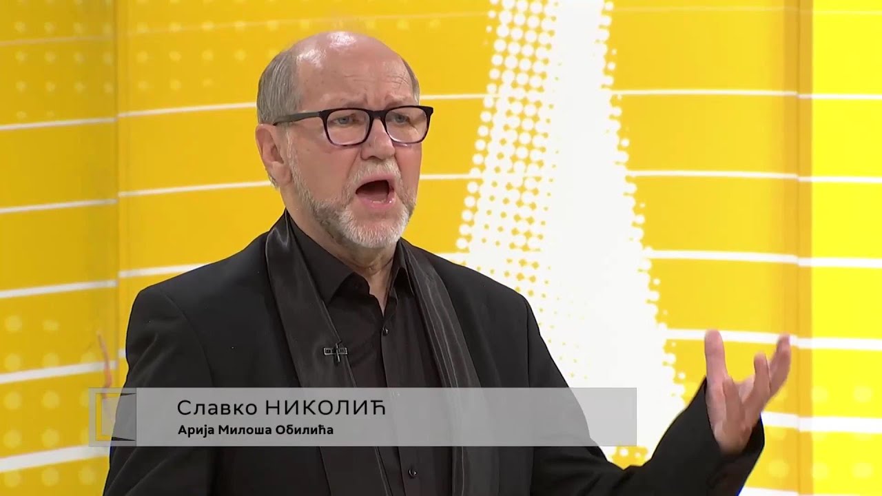 Slavko Nikolić - arija Miloša Obilića; zavet caru Lazaru iz opere Boj na Kosovu  Milovana Filipovića