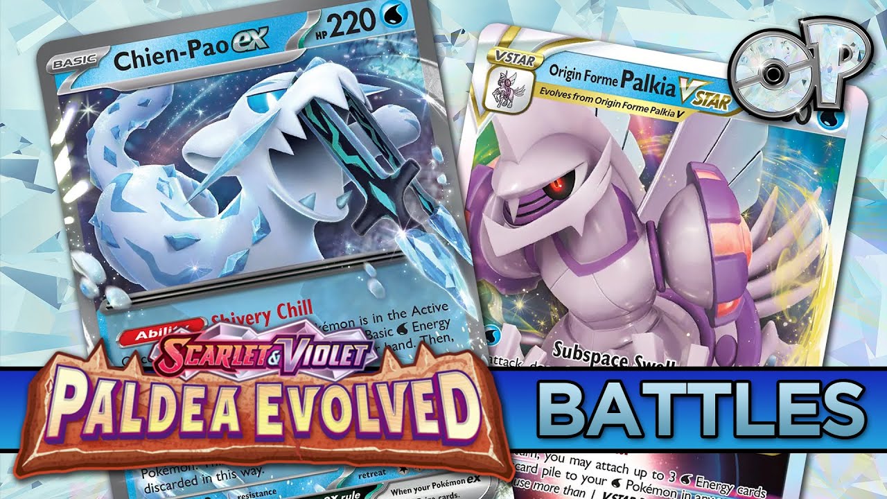 Chien-Palk Baxcalibur Paldea Evolved Deck Analysis and Battles! (Pokemon TCG)