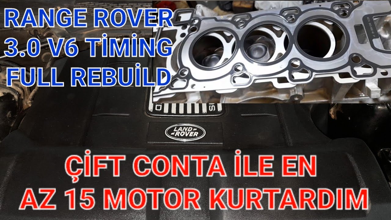 #rangerover #hararet #overheat range rover 3.0 v6 overheat and (71bin km 2.defa motor iniyor)