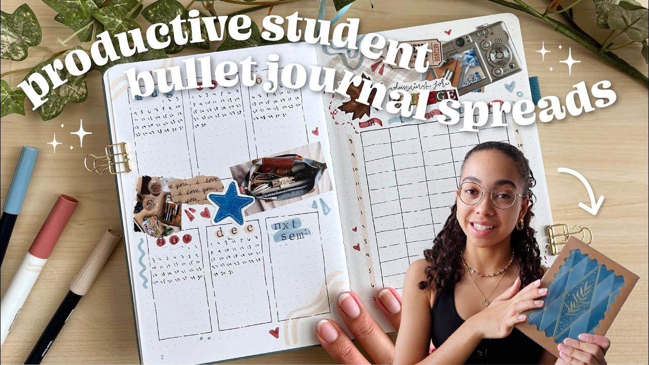 how to bullet journal for SCHOOL 🍂 productive bujo ideas for students that WORK