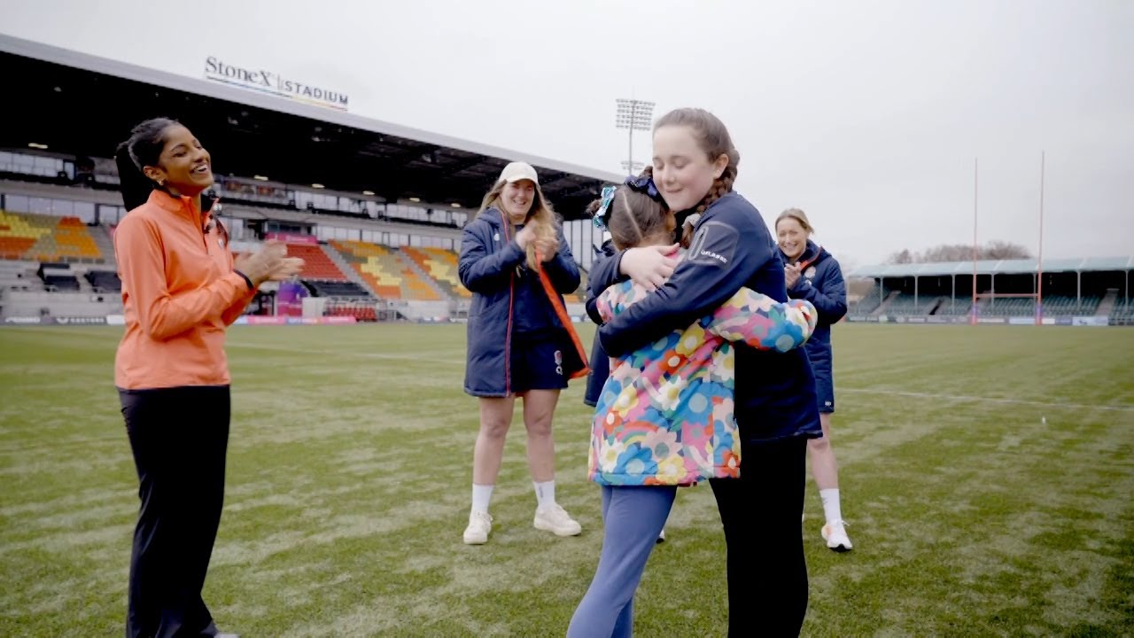 Blue Peter x the Red Roses! | Inspirational Frankie meets her rugby heroes