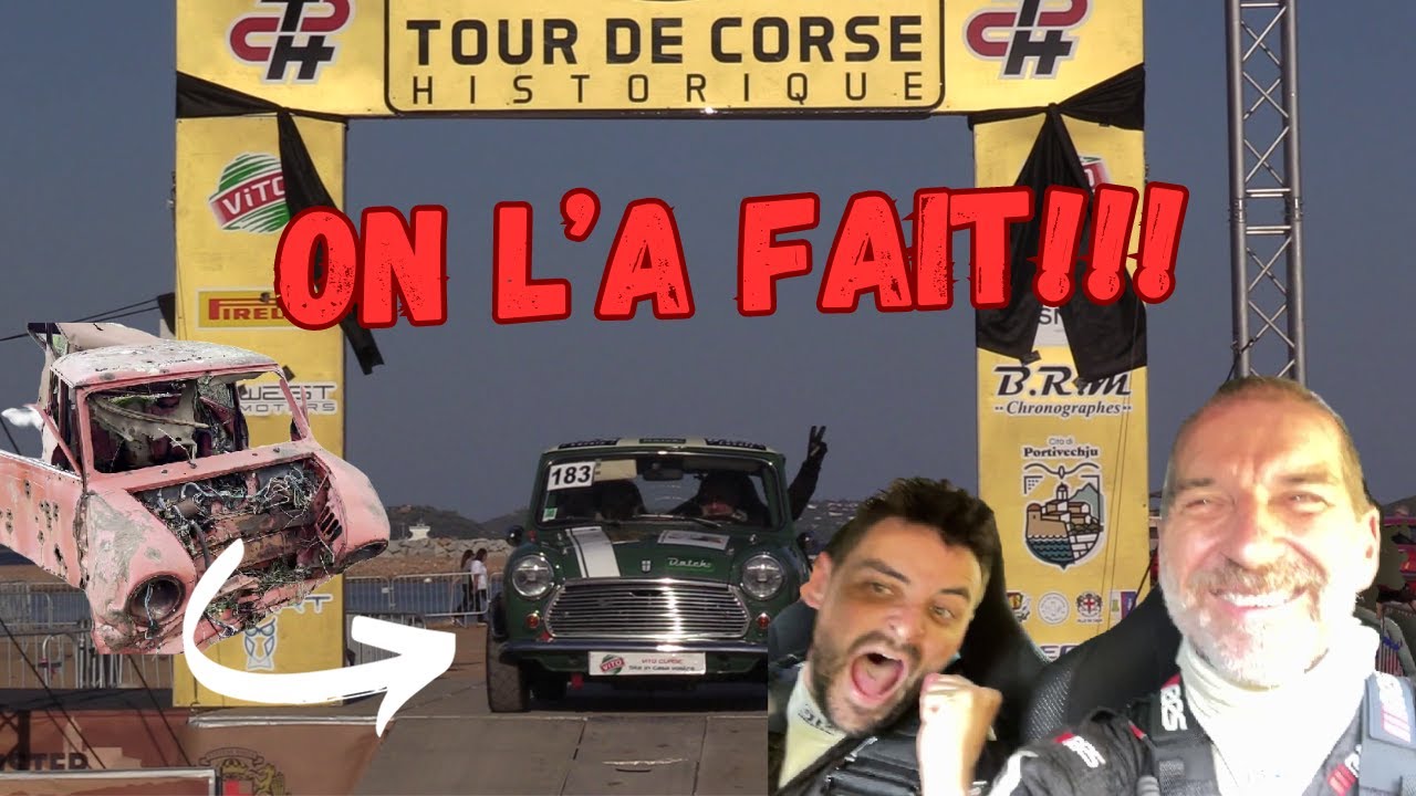 Sortie du maquis il y a 8 mois cette épave termine avec brio le tour de Corse historique