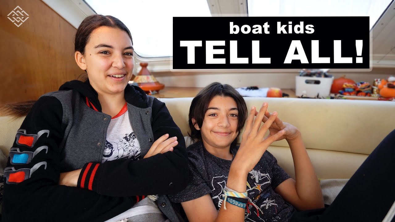 LIVEABOARD KIDS THOUGHTS ABOUT BOAT LIFE | EP 258