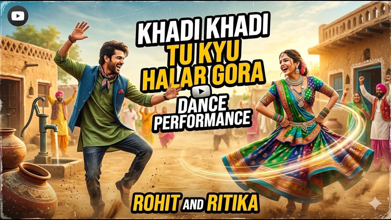 Rohit & Ritika - Khadi Khadi Tu Kyu Hale (Official Dance Cover) 🕺💃