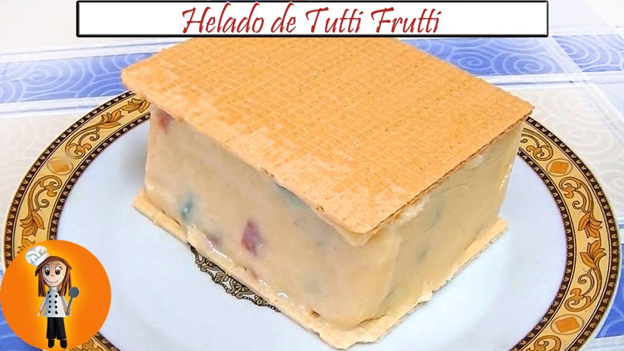Helado de Tutti Frutti | Receta de Cocina en Familia