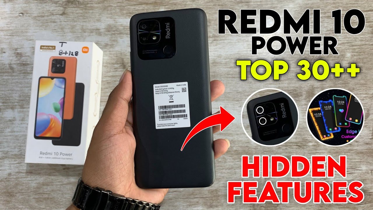 Redmi 10 Power Top 30++ Hidden Features | Redmi 10 Power Tips & Tricks | Redmi 10 Power
