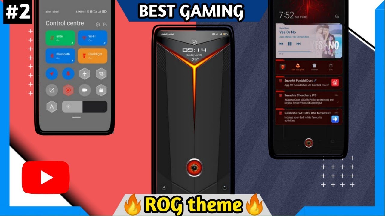 Best R.O.G Theme For Miui 12 || With Boot Animation || Gaming Theme🔥🔥🔥