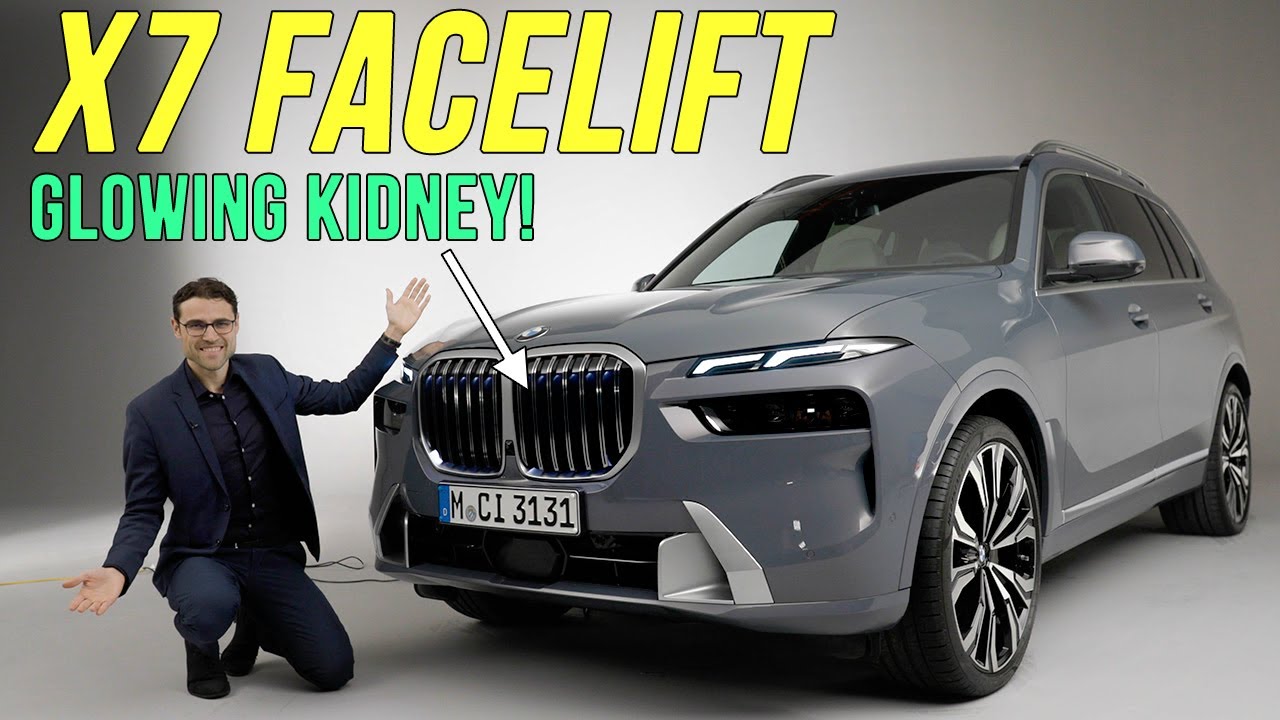 new BMW X7 facelift PREMIERE - how this top luxury SUV now literally shines 💡 2023 2022
