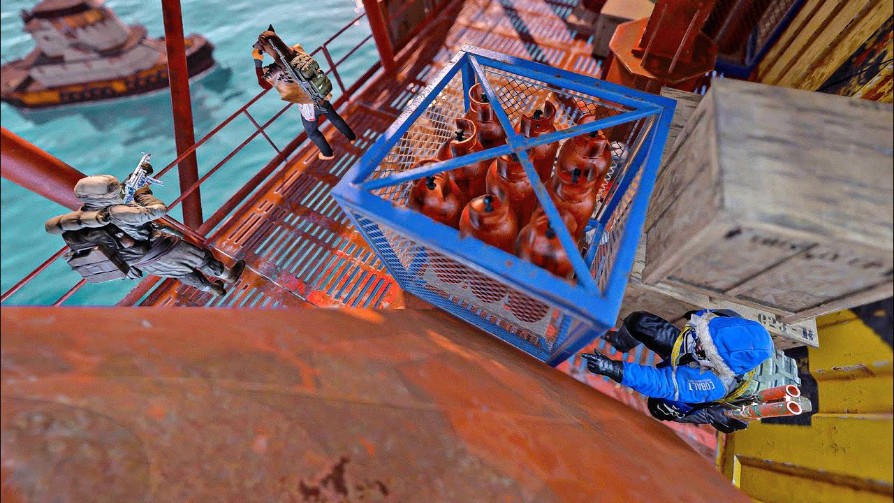 I went full ninja on a clan at oil rig - SOLO VANILLA RUST #10 S175 FINALE