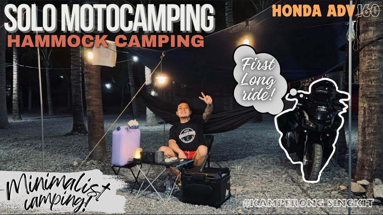 SOLO MOTOCAMPING | HAMMOCK CAMPING | LOBO BATANGAS | ADV160