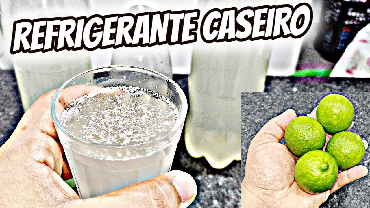 COMO FAZER REFRIGERANTE CASEIRO SPRITZBIER DE LIMÃO COM APENAS 2 INGREDIENTES/ RENDE 4 LITROS