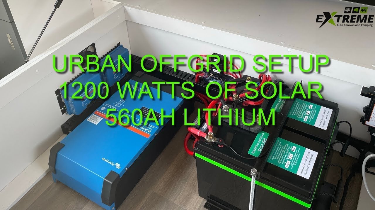 Urban Off Grid, 1200watts of solar, runs the Air Conditioning, Microwave, hairdryer and more