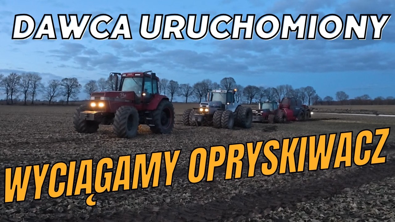 Problem z wyciągnięciem opryskiwacza. Case 7140 Dawca naprawiony.