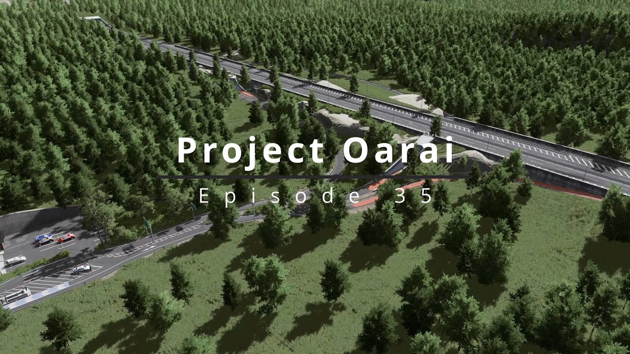 Project Oarai Episode 35 - Building A Toll Gate Intersection - Cities Skylines
