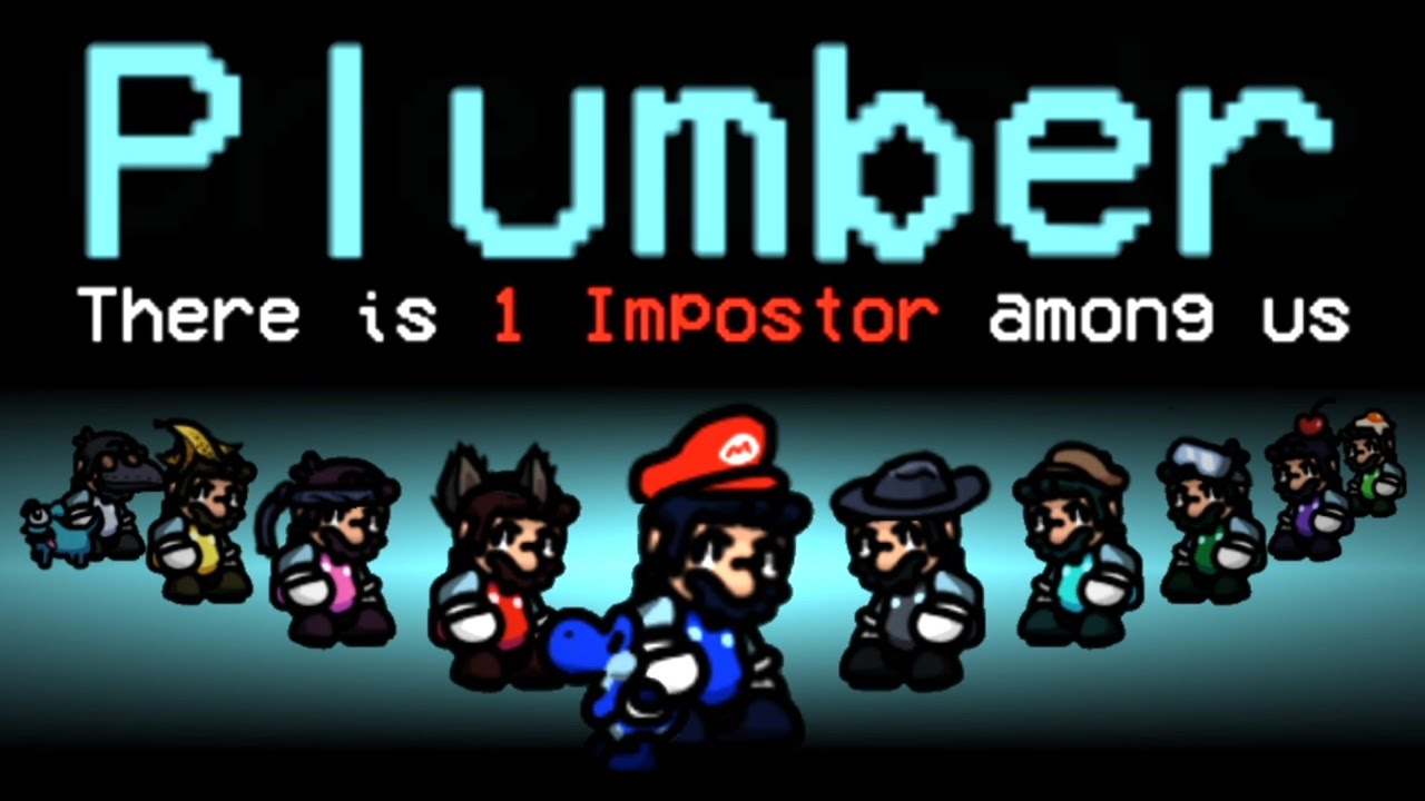 Plumbers Among Us (Super Mario in Among Us Mod) [PC / Android]