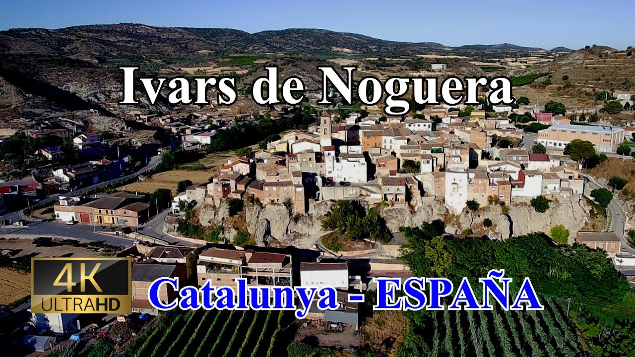 IVARS DE NOGUERA 4K dron, Catalunya - ESPAÑA