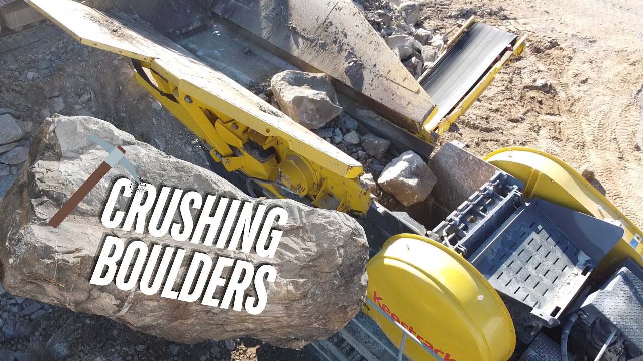 B5 Jaw Crushing Boulders