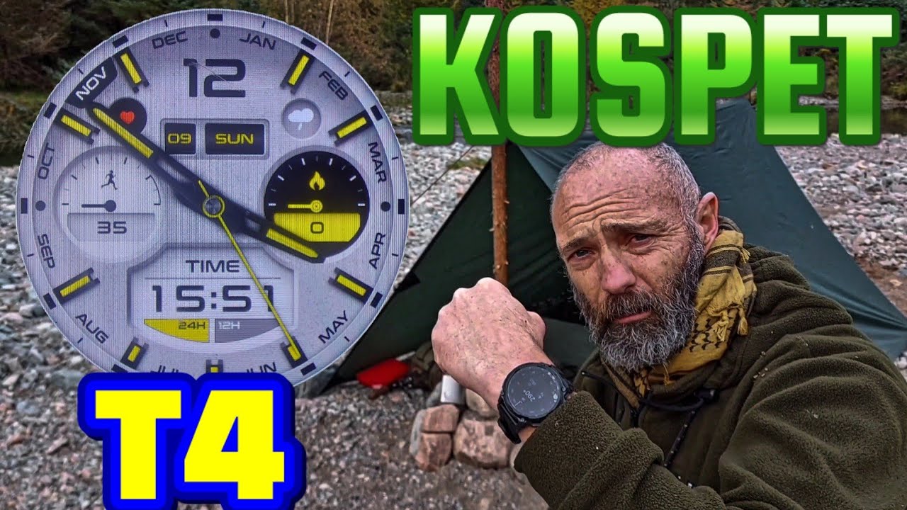 Часы военного класса Kospet Tank T4 — время приключений