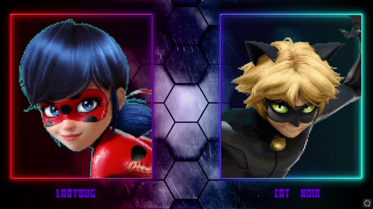 Ladybug vs Cat Noir (Mugen Battle)!!!