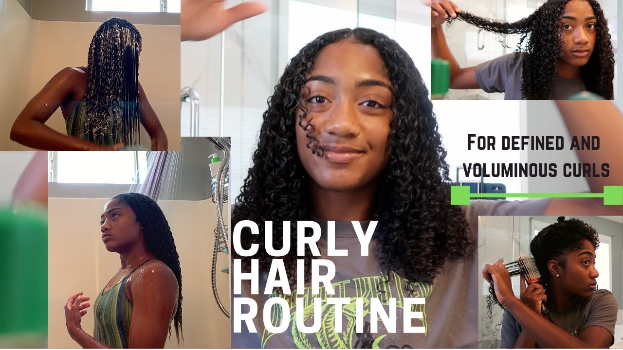2020 Curly Hair Routine! Frizz Free Curls