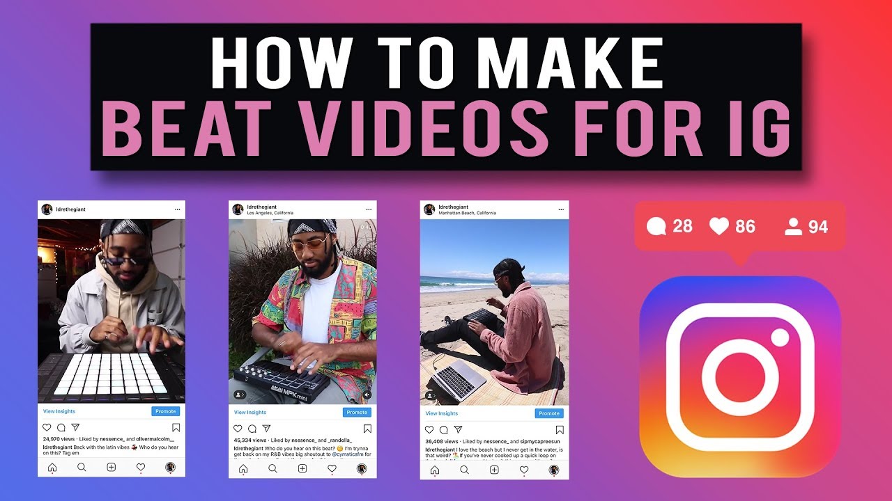 How to Make Beat Videos for Instagram | 2019