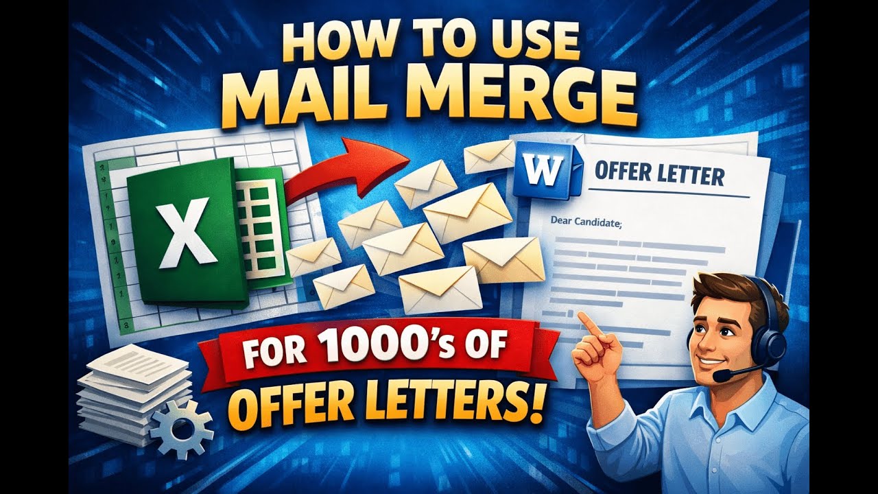 How to use Mail Merge from Excel to Word (2025 Step-by-Step Guide)