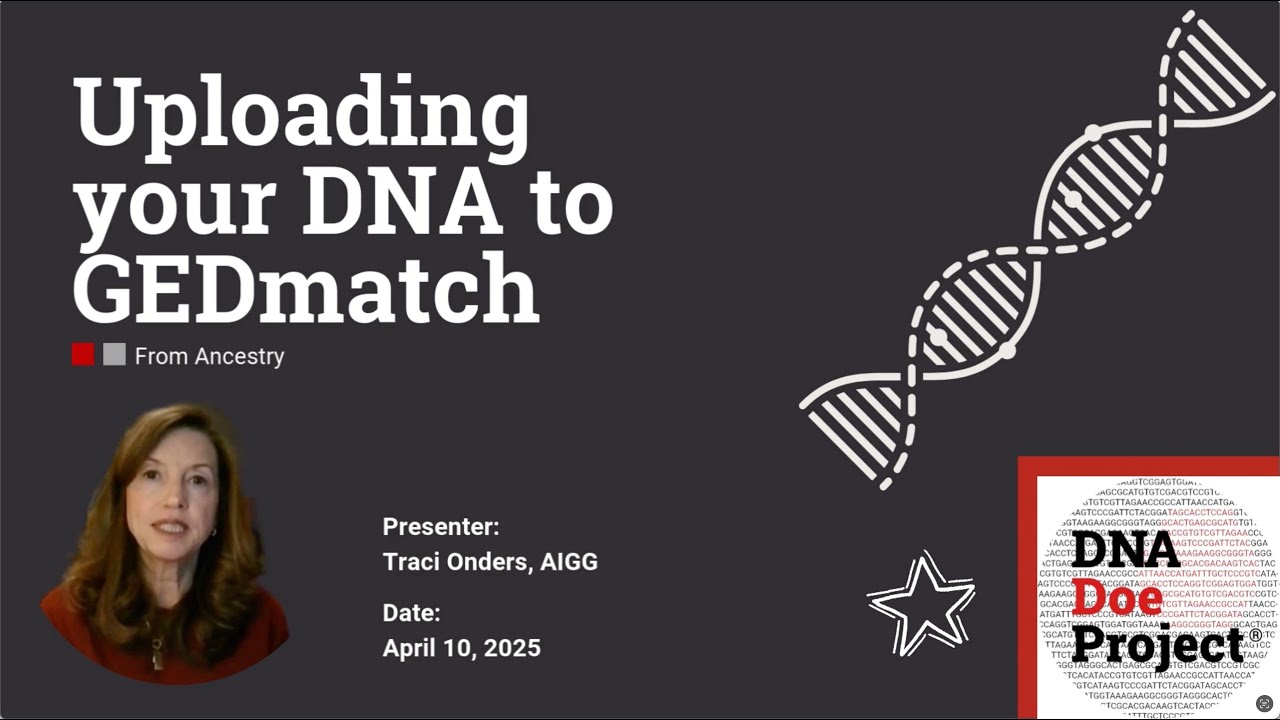 DDP: Upload to GEDmatch from Ancestry