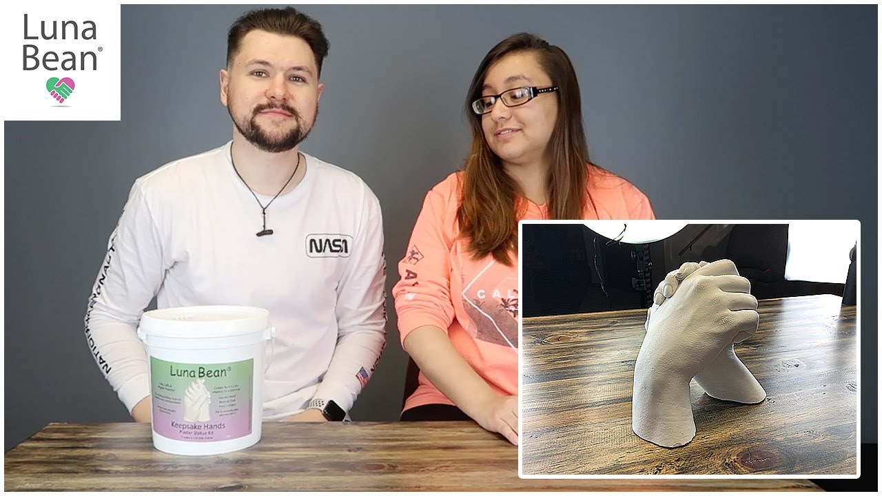 We tried the LUNA BEAN HAND CASTING KIT!!