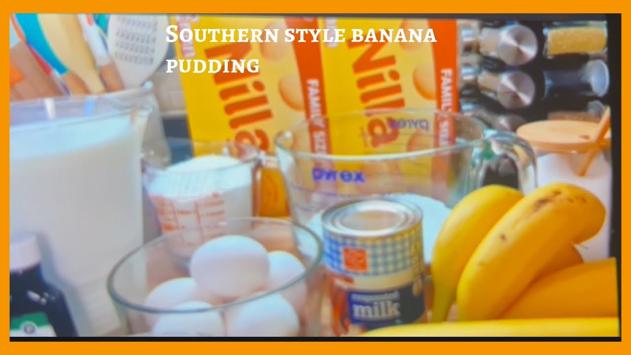 Southern style from scratch banana pudding ￼